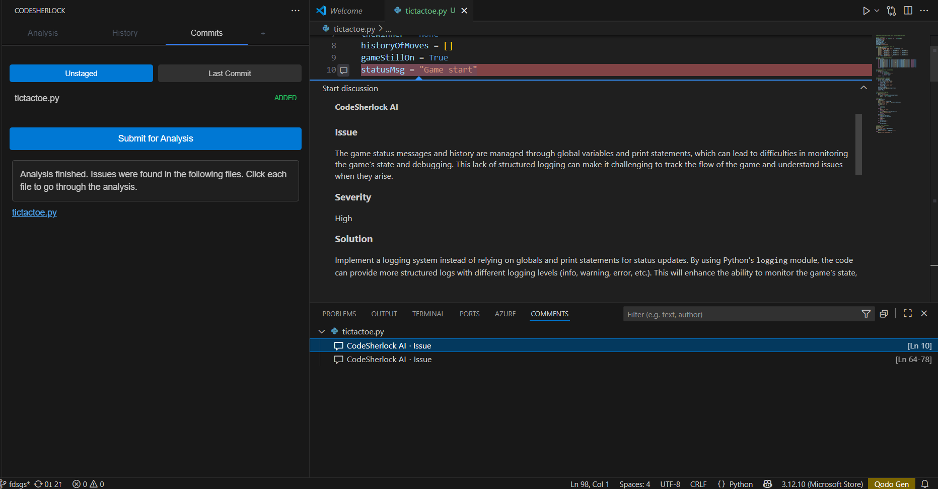 Improve code as you go approache